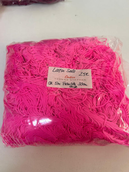 Fransen, cerise (ca. 5m x 30cm)